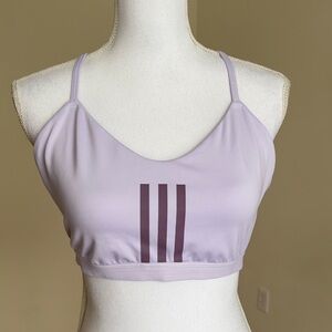 Adidas Women’s Sports Bra Light Purple Large